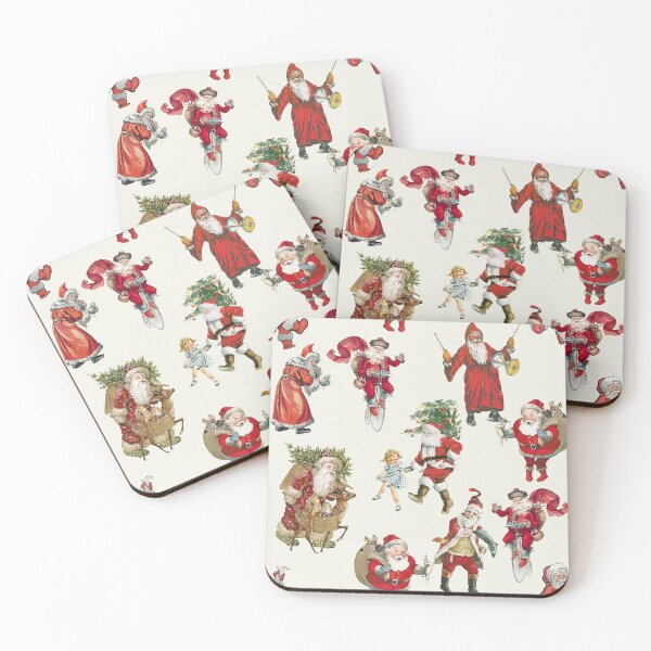 Item preview, antique victorian santa vintage christmas holiday designed and sold by Gossip Rag.