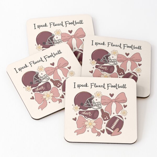 Item preview, I speak fluent football coquette designed and sold by FatBirdie.