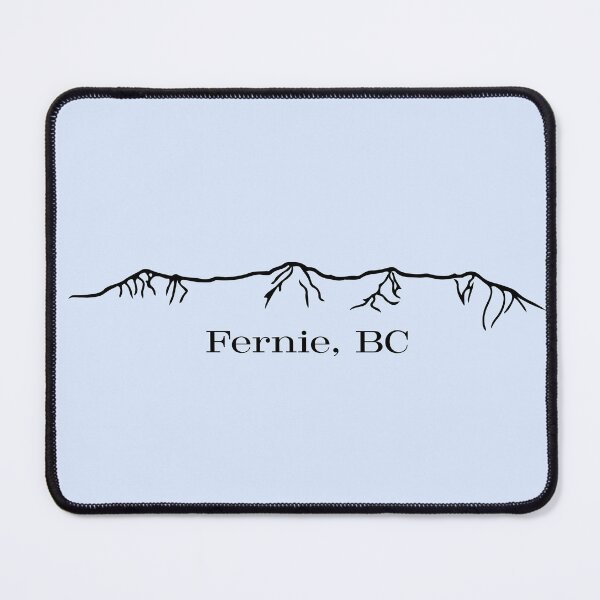 Item preview, Fernie Alpine Resort Headwall, Fernie BC, outline designed and sold by Rock An Design.