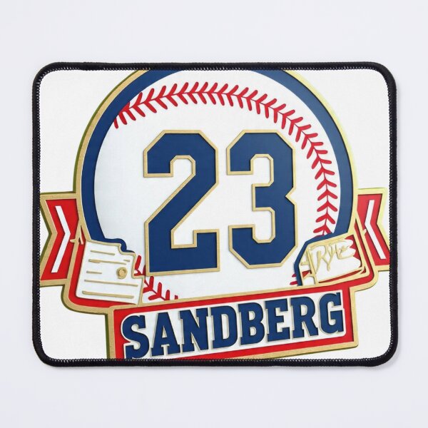 Item preview, Ryne Sandberg 23 Jersey Number Circle Print designed and sold by hakiseller.