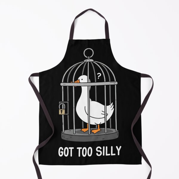 Item preview, Got Too Silly Funny Goose Pun Tee designed and sold by AI-volution.