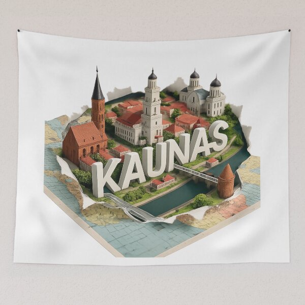 Item preview, Kaunas map designed and sold by Kogart.