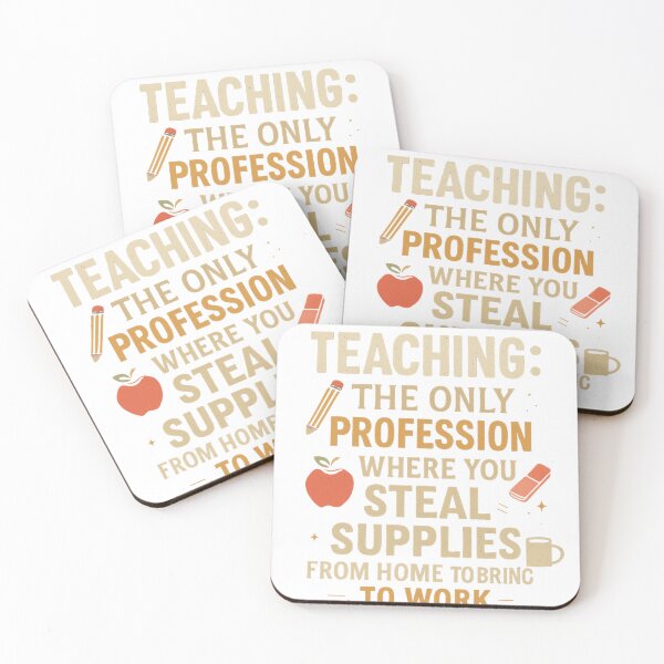 Item preview, Funny Teacher Shirt - Teaching The Only Profession Where You Steal Supplies - Back to School Gift designed and sold by Wear Sculpt.