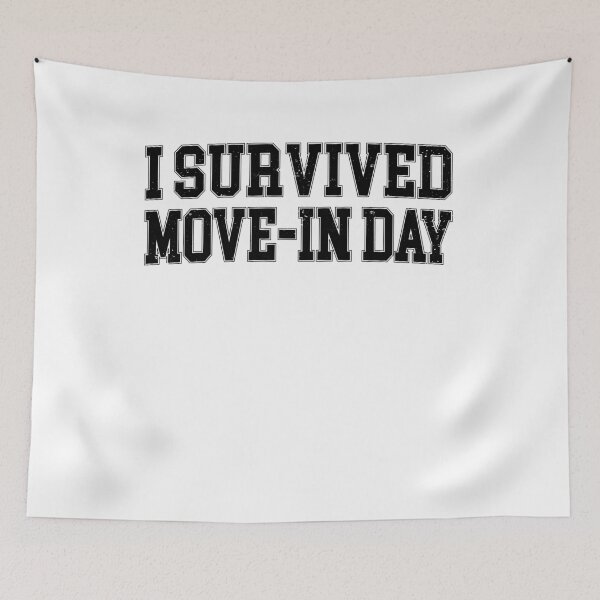 Item preview, I Survived Move In Day College Uni Chaos Dark Graphic designed and sold by elderberry.