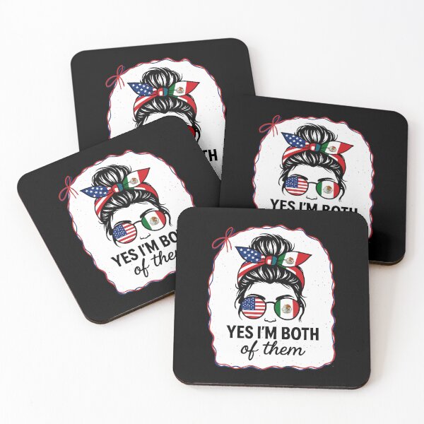 Item preview, Yes I’m Both USA and Mexico Heritage designed and sold by Imaginarium Design.