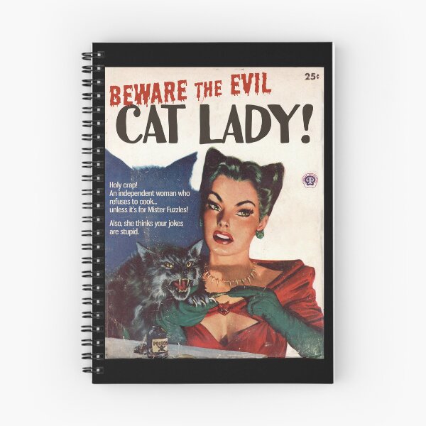 Item preview, BEWARE! The EVIL CAT LADY! designed and sold by ModernPulp.