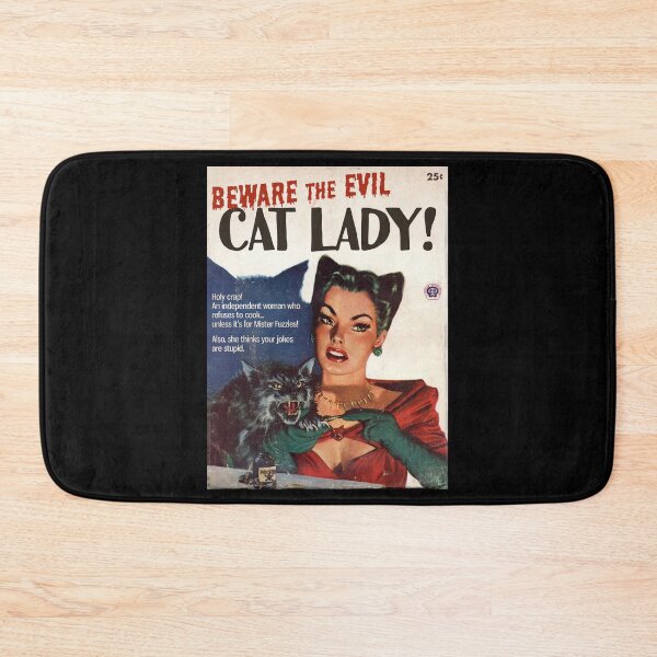 Item preview, BEWARE! The EVIL CAT LADY! designed and sold by ModernPulp.