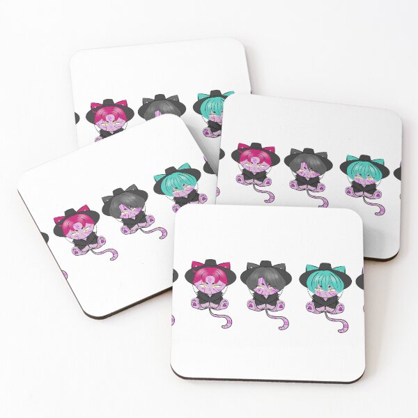 Item preview, Cute Demon Saja Cats  designed and sold by Sara-H-2005.