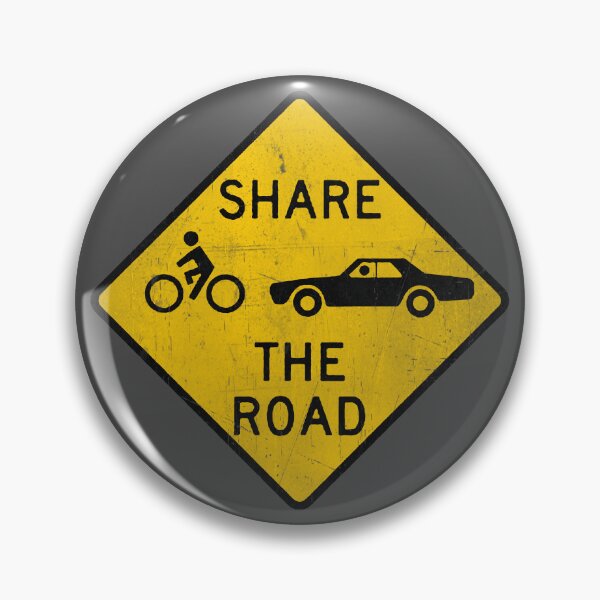 Item preview, Vintage "Share the Road" Sign – Cyclist & Car Safety Design designed and sold by collectees1.