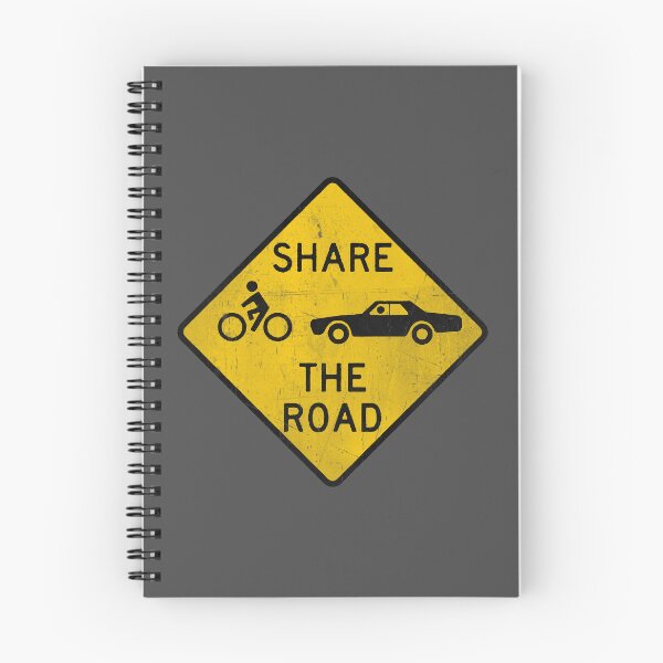 Item preview, Vintage "Share the Road" Sign – Cyclist & Car Safety Design designed and sold by collectees1.