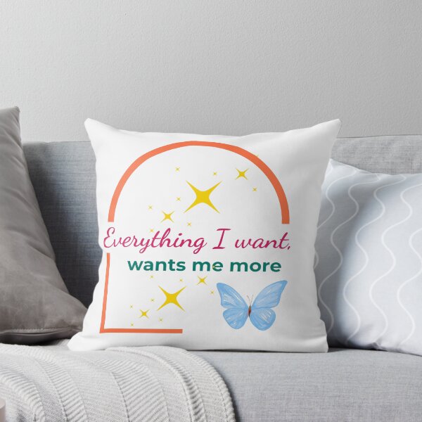 Item preview, Everything I Want Wants Me More – Bold Manifestation in Teal & Magenta designed and sold by Inkworksbyshery.