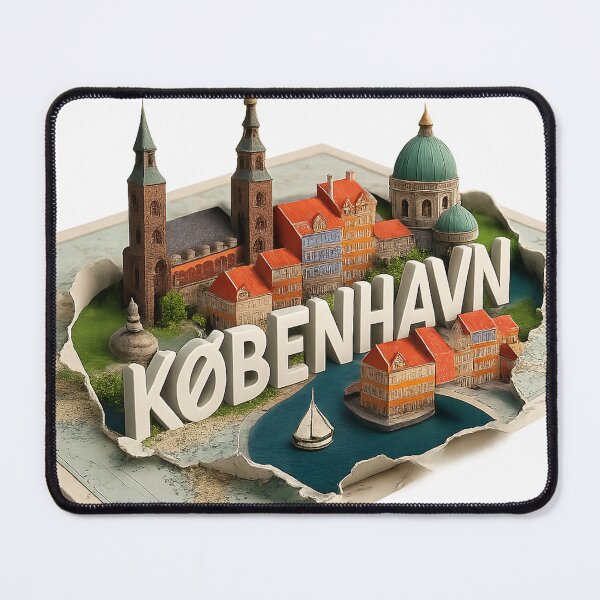 Item preview, København map designed and sold by Kogart.