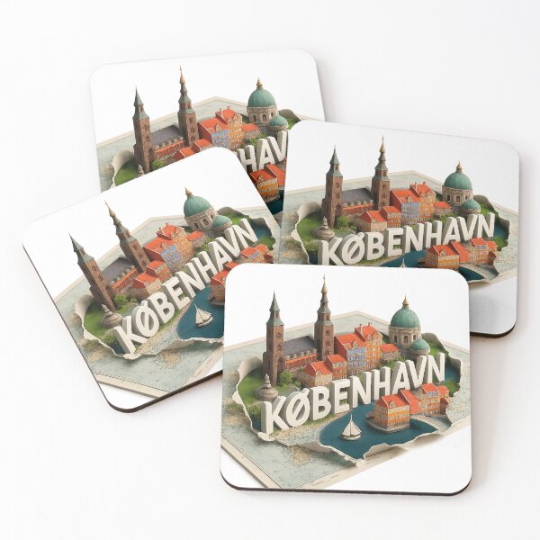 Item preview, København map designed and sold by Kogart.