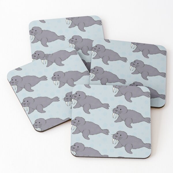 Item preview, Cute walrus pattern designed and sold by Bugbotherer30.