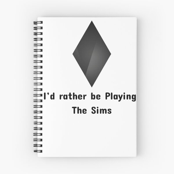 Item preview, Id rather be Playing the sims-Black designed and sold by CozyController.