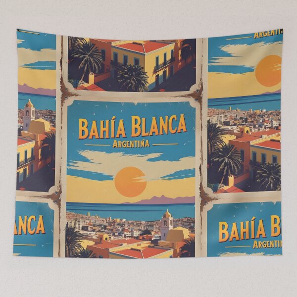 Item preview, Bahia Blanca Argentina Vintage Travel Tourism designed and sold by TravelersGems.