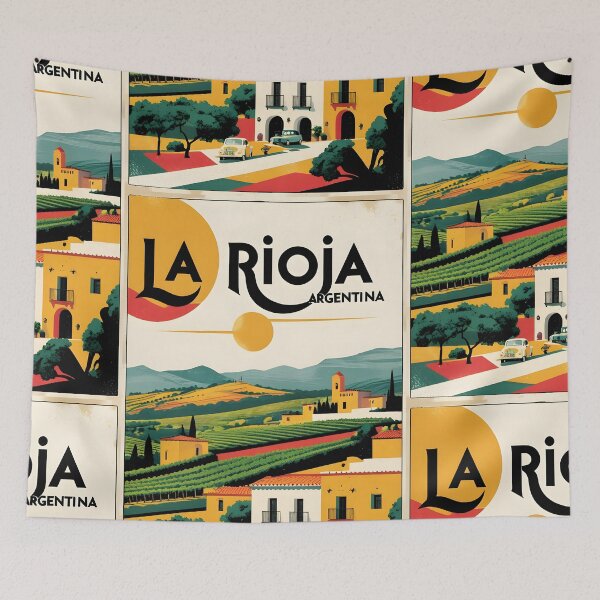 Item preview, La Rioja Argentina Vintage Travel Tourism designed and sold by TravelersGems.