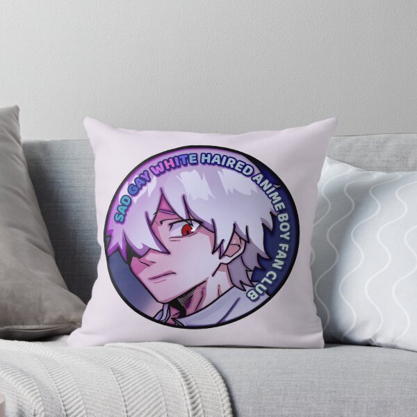Artikelvorschau, Trauriger schwuler weißhaariger Anime-Junge-Fanclub entworfen und verkauft von angsty-angst.