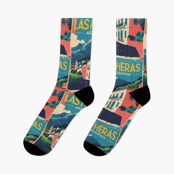 Item preview, Las Heras Argentina Vintage Travel Tourism designed and sold by TravelersGems.