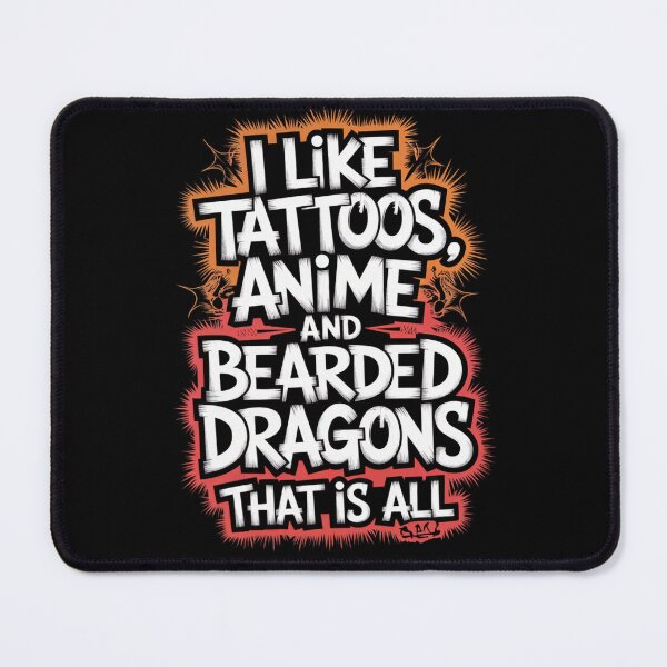 Item preview, Tattoos Anime and Bearded Dragons designed and sold by loganferret.