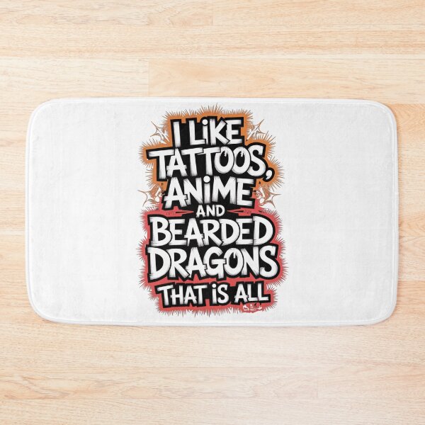 Item preview, Tattoos Anime and Bearded Dragons designed and sold by loganferret.