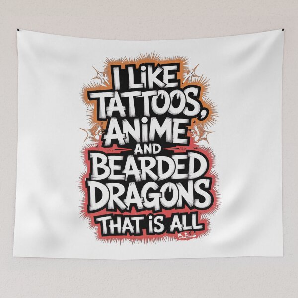 Item preview, Tattoos Anime and Bearded Dragons designed and sold by loganferret.
