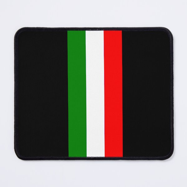 Artikelvorschau, Rennstreifen, europäisch, italienisch, schwarzer Hintergrund entworfen und verkauft von Racing Stripes Only.