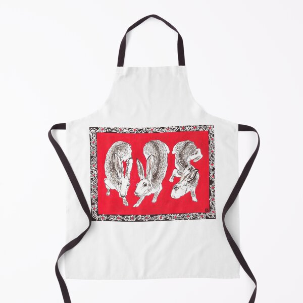 Item preview, Illustration of three jackrabbits designed and sold by Olivia Braunsteiner.