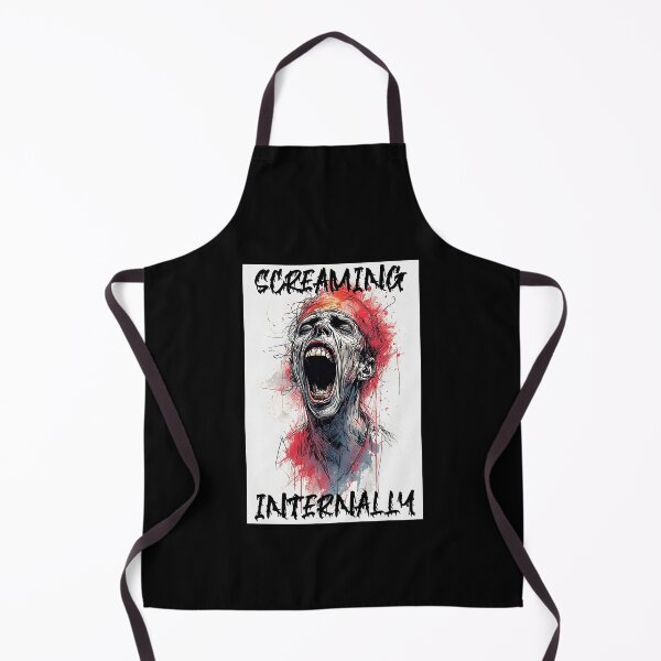 Item preview, Screaming Internally – Relatable Meme Mood Design designed and sold by Mark Mentzer.
