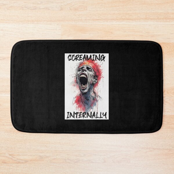 Item preview, Screaming Internally – Relatable Meme Mood Design designed and sold by Mark Mentzer.