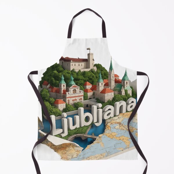 Item preview, Ljubljana map designed and sold by Kogart.