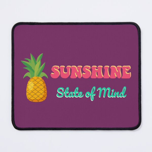 Item preview, Sunshine State of Mind – Tropical Pineapple Vibes designed and sold by Inkworksbyshery.