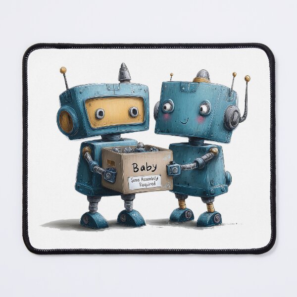 Item preview, Robot Parents to Be designed and sold by Boddicca.