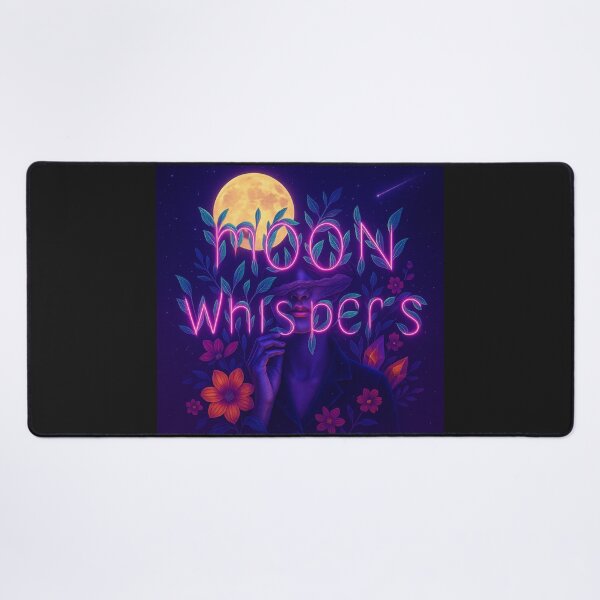 Item preview, Moon Whispers – Mystical Lunar Dreamer Art designed and sold by AATGShop.