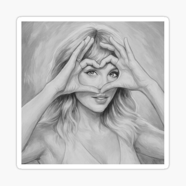Vista previa del artículo con la obra «Swiftie ❤️», diseñado y vendido por guidoruizART.