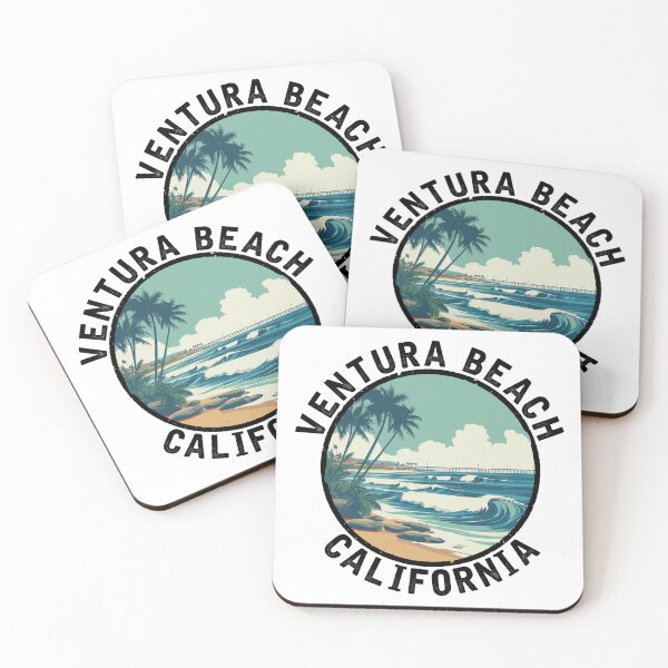 Item preview, Ventura Beach - California (with Black Lettering) designed and sold by VelvetRoom.