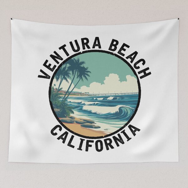 Item preview, Ventura Beach - California (with Black Lettering) designed and sold by VelvetRoom.
