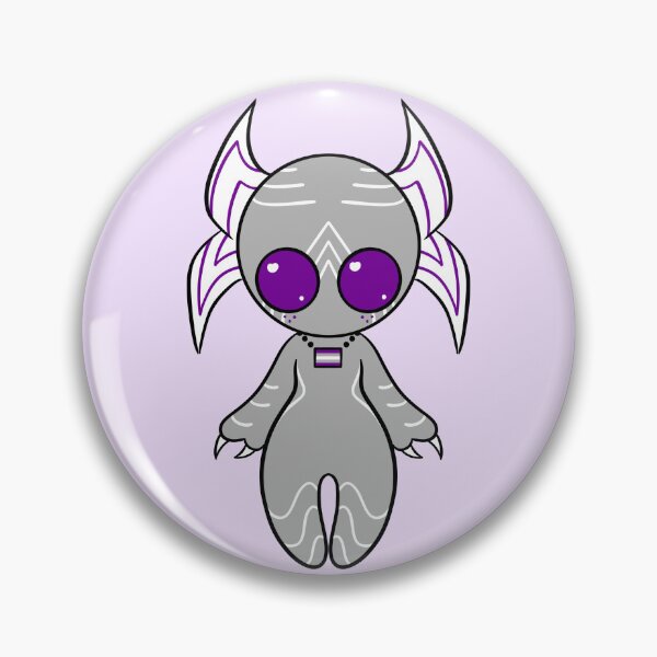 Item preview, Graysexual Pride Demon designed and sold by JaxNaBox.