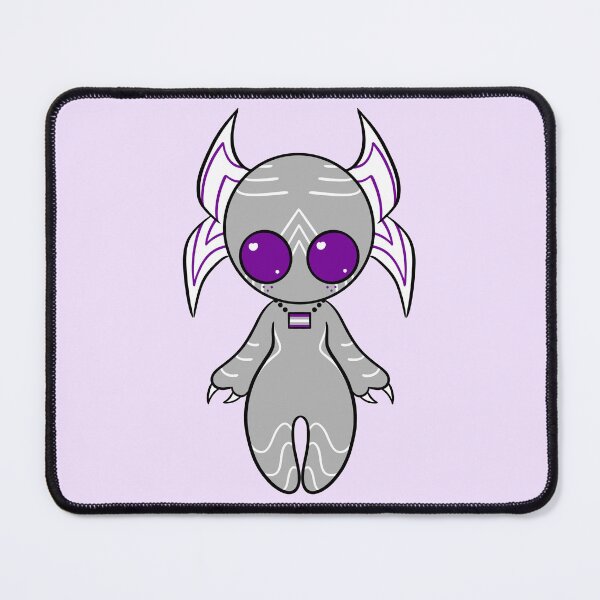 Item preview, Graysexual Pride Demon designed and sold by JaxNaBox.