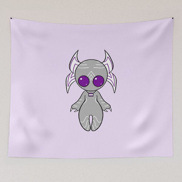 Item preview, Graysexual Pride Demon designed and sold by JaxNaBox.