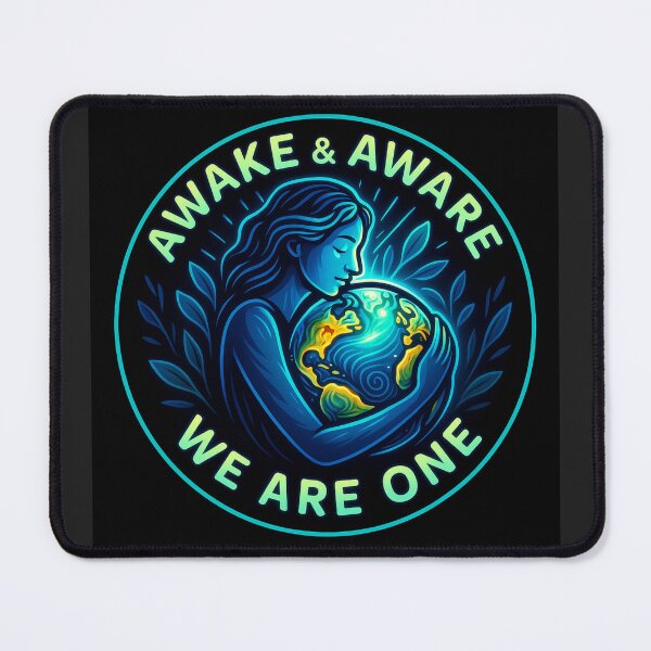 Item preview, Awake & Aware – We Are One Earth Hug Art  designed and sold by AATGShop.