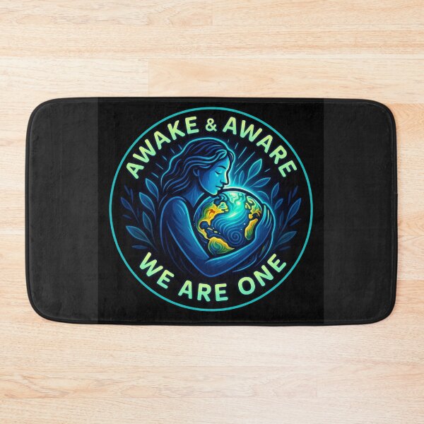 Item preview, Awake & Aware – We Are One Earth Hug Art  designed and sold by AATGShop.
