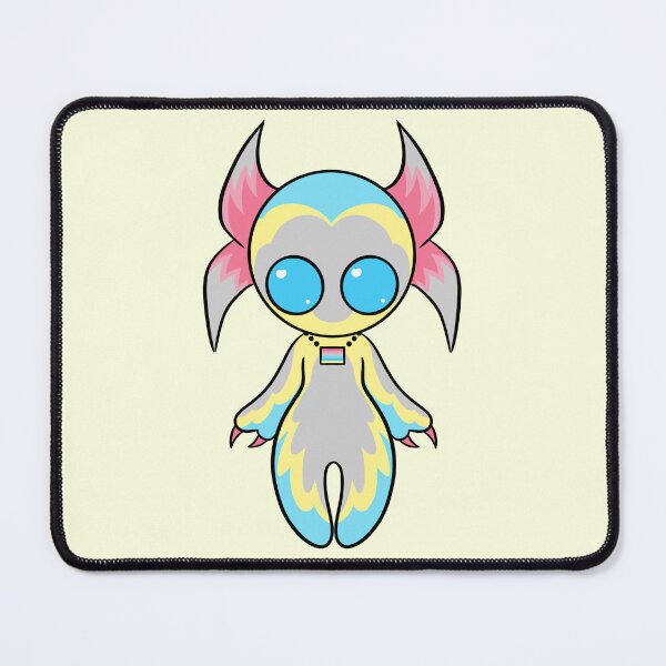 Item preview, Genderflux Pride Demon designed and sold by JaxNaBox.