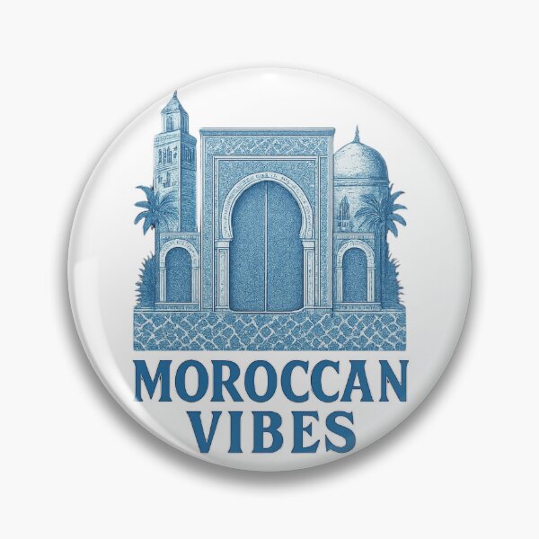 Item preview, Moroccan Vibes Blue Retro Vintage Moroccan Style designed and sold by Guess4best.