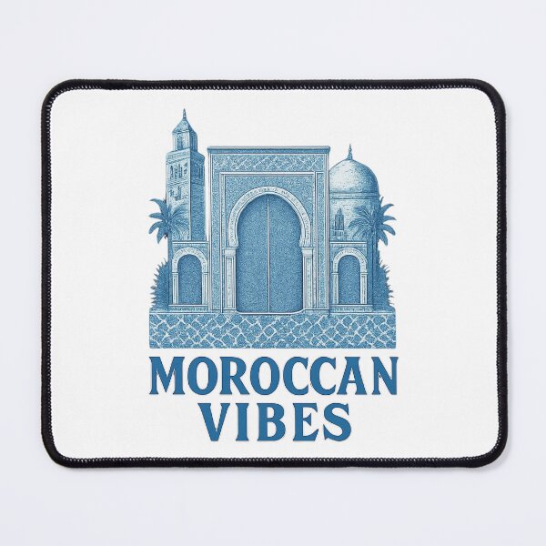 Item preview, Moroccan Vibes Blue Retro Vintage Moroccan Style designed and sold by Guess4best.