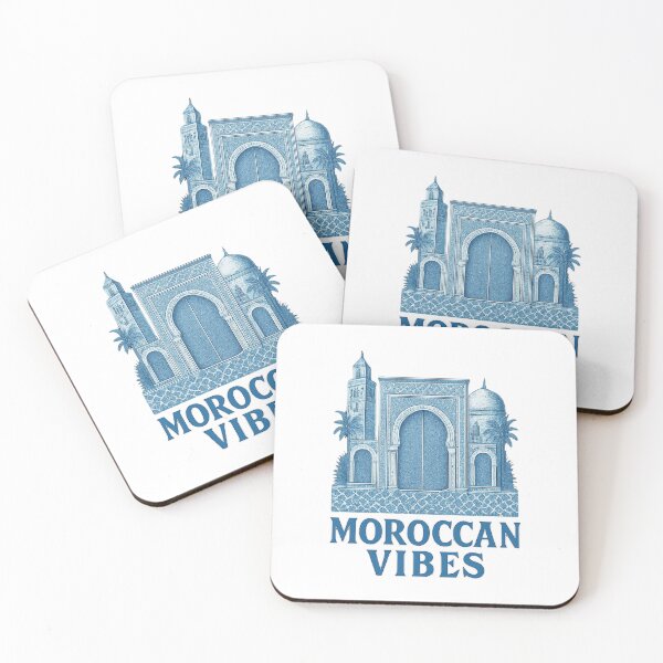 Item preview, Moroccan Vibes Blue Retro Vintage Moroccan Style designed and sold by Guess4best.