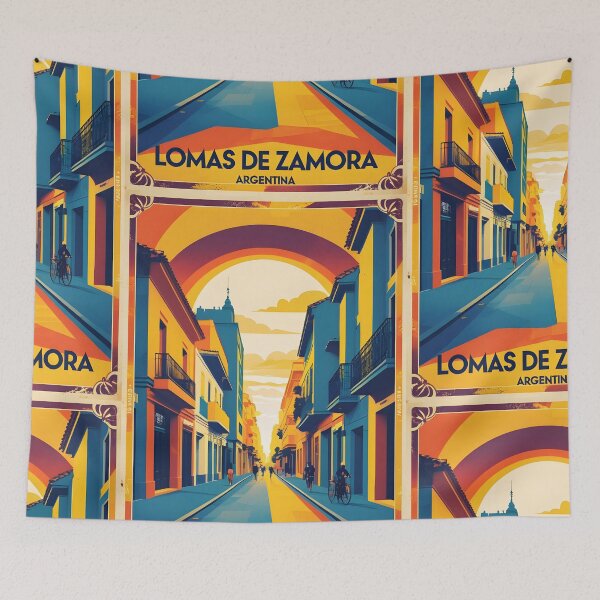Item preview, Lomas De Zamora Argentina Vintage Travel Tourism designed and sold by TravelersGems.