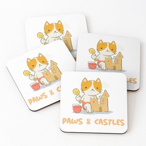 Item preview, PAWS & CASTLES designed and sold by Elkin's Threads.