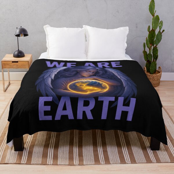 Item preview, We Are Earth – Angelic Planet Love Art for Oneness, Unity Consciousness & Spiritual Environmental Connection designed and sold by AATGShop.