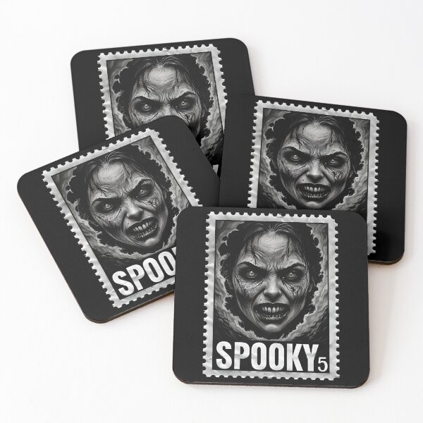 Item preview, Zombie Woman - Spooky Postage Stamp designed and sold by NightTimeJ.